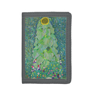 Gustav Klimt - The Sunflower Tri-fold Wallet