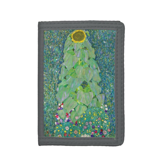 Gustav Klimt - The Sunflower Trifold Wallet (Front Vertical)