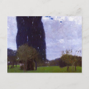 Gustav Klimt- The Tall Poplar Trees II Postcard