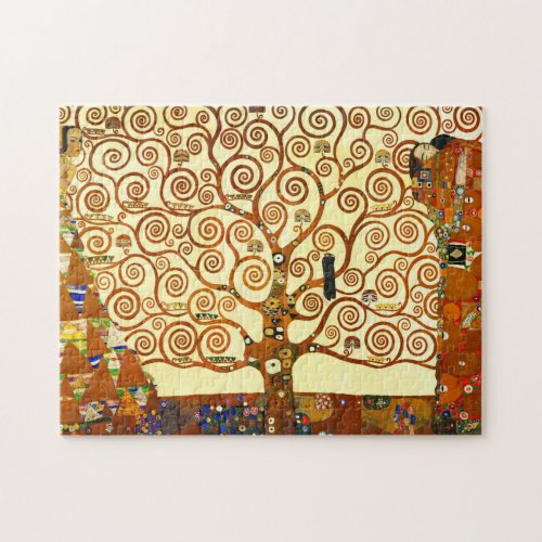 Gustav Klimt The Tree of Life Fine Art Jigsaw Puzzle