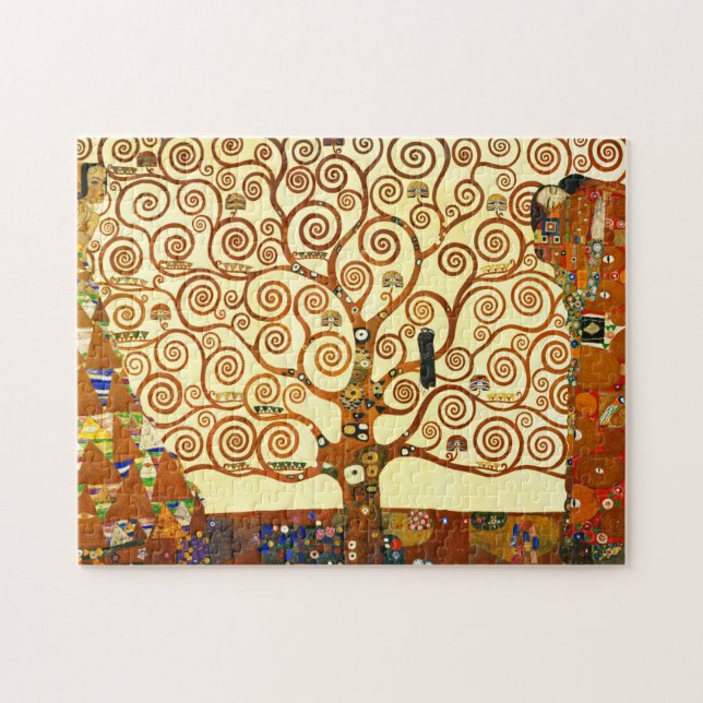 Gustav Klimt The Tree of Life Fine Art Jigsaw Puzzle (Horizontal)