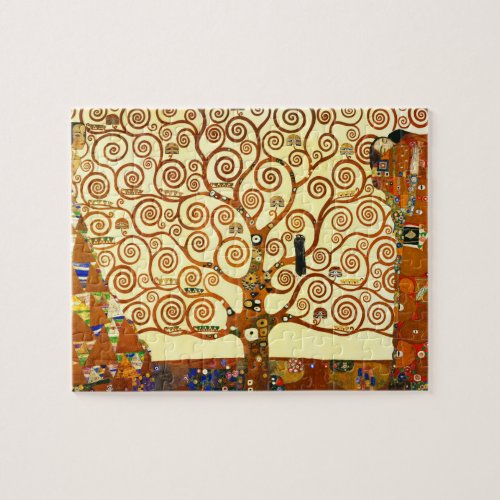 Gustav Klimt The Tree of Life Fine Art Jigsaw Puzzle