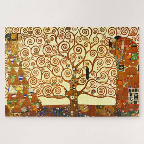 Gustav Klimt The Tree of Life Fine Art Jigsaw Puzzle