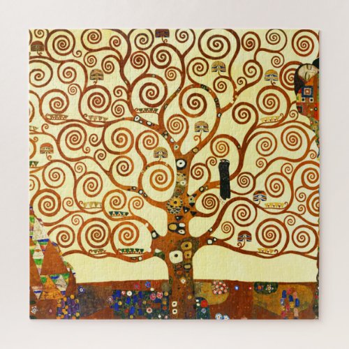 Gustav Klimt The Tree of Life Fine Art Jigsaw Puzzle