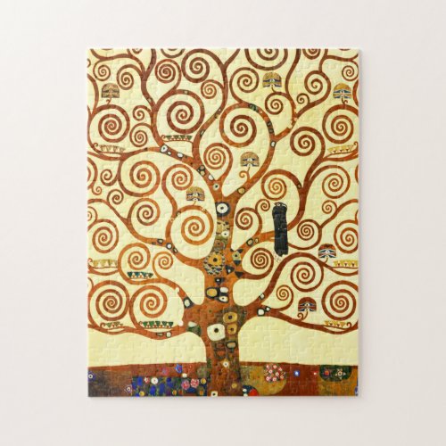 Gustav Klimt The Tree of Life Fine Art Jigsaw Puzzle