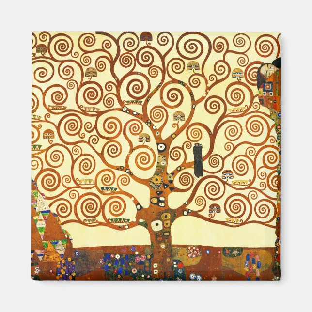 Gustav Klimt The Tree of Life Fine Art Magnet (Front)