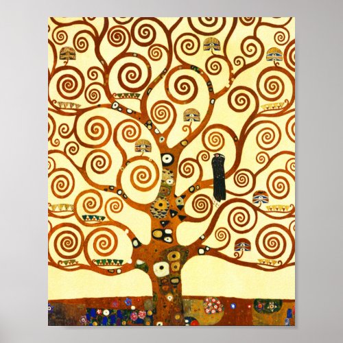 Gustav Klimt The Tree of Life Fine Art Poster