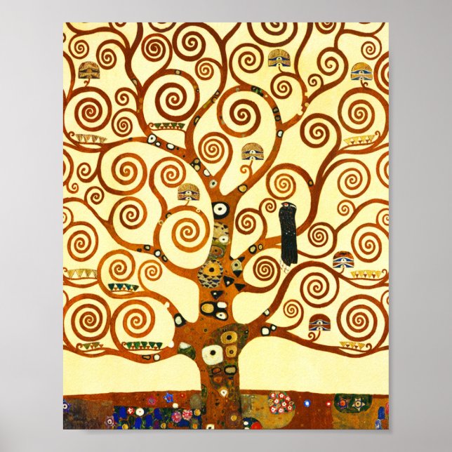 Gustav Klimt The Tree of Life Fine Art Poster (Front)