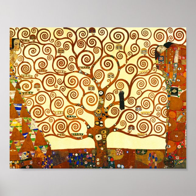 Gustav Klimt The Tree of Life Fine Art Poster (Front)