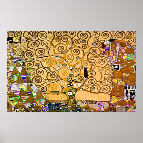 Gustav Klimt The Tree Of Life Poster