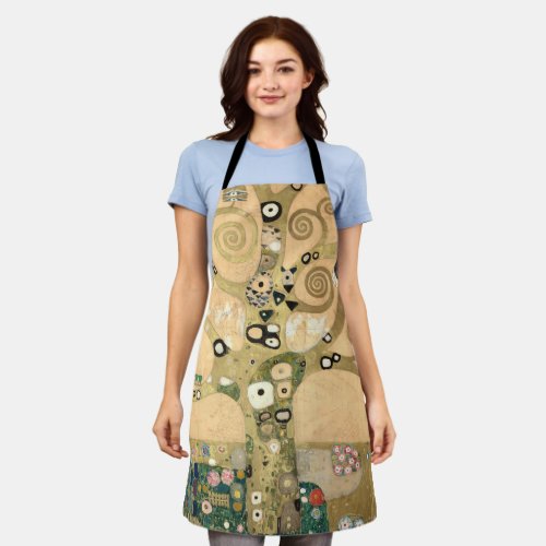 Gustav Klimt _ The Tree of Life Stoclet Frieze Apron