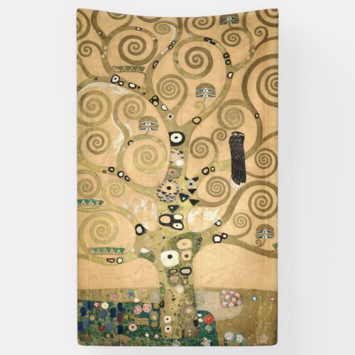 Gustav Klimt _ The Tree of Life Stoclet Frieze Banner