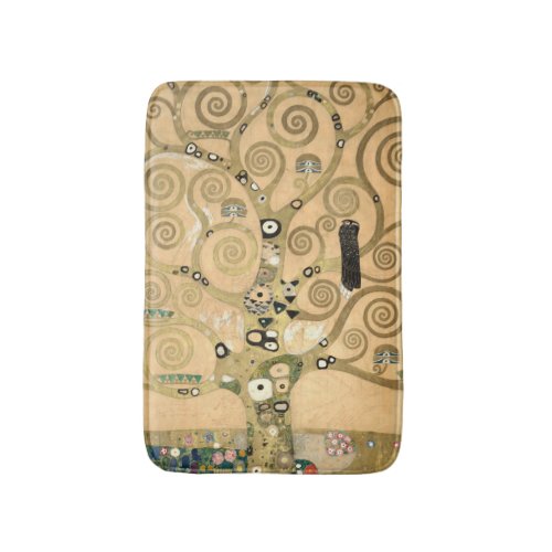 Gustav Klimt _ The Tree of Life Stoclet Frieze Bath Mat