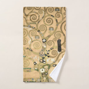 Gustav Klimt - The Tree of Life, Stoclet Frieze Bath Towel Set