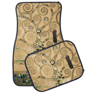 Gustav Klimt - The Tree of Life, Stoclet Frieze Car Floor Mat