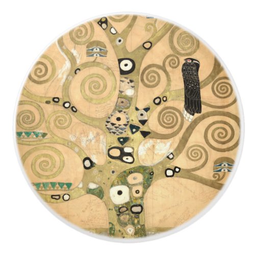 Gustav Klimt _ The Tree of Life Stoclet Frieze Ceramic Knob