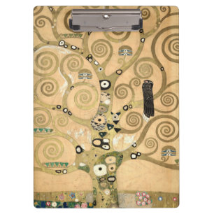 Gustav Klimt - The Tree of Life, Stoclet Frieze Clipboard