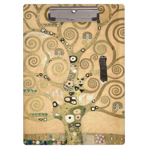 Gustav Klimt _ The Tree of Life Stoclet Frieze Clipboard