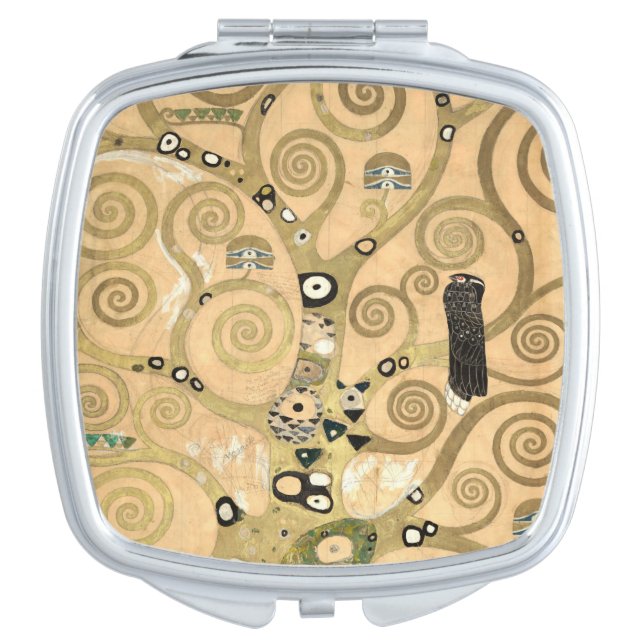 Gustav Klimt - The Tree of Life, Stoclet Frieze Compact Mirror (Front)