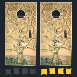 Gustav Klimt - The Tree of Life, Stoclet Frieze Cornhole Set<br><div class="desc">The Tree of Life,  Stoclet Frieze,  central part of left panel - Gustav Klimt,  Cardboard,  1909</div>