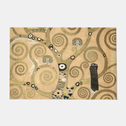 Gustav Klimt _ The Tree of Life Stoclet Frieze Doormat