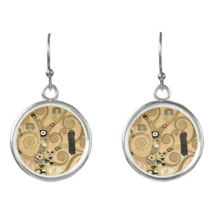 Gustav Klimt - The Tree of Life, Stoclet Frieze Earrings