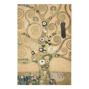 Gustav Klimt - The Tree of Life, Stoclet Frieze Faux Canvas Print