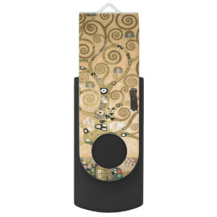 Gustav Klimt - The Tree of Life, Stoclet Frieze Flash Drive