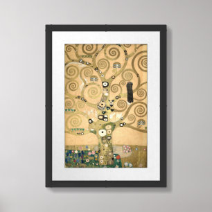 Gustav Klimt - The Tree of Life, Stoclet Frieze Framed Art