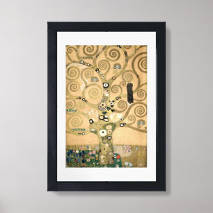 Gustav Klimt - The Tree of Life, Stoclet Frieze Framed Art