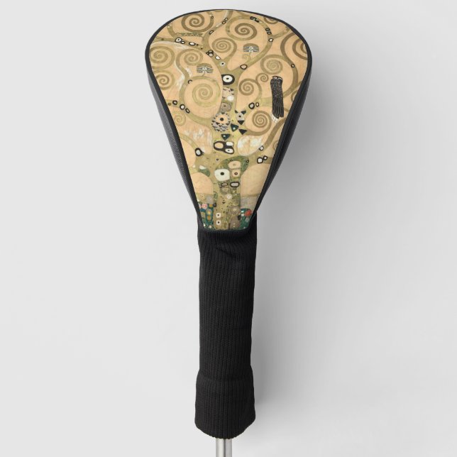 Gustav Klimt - The Tree of Life, Stoclet Frieze Golf Head Cover (Front)
