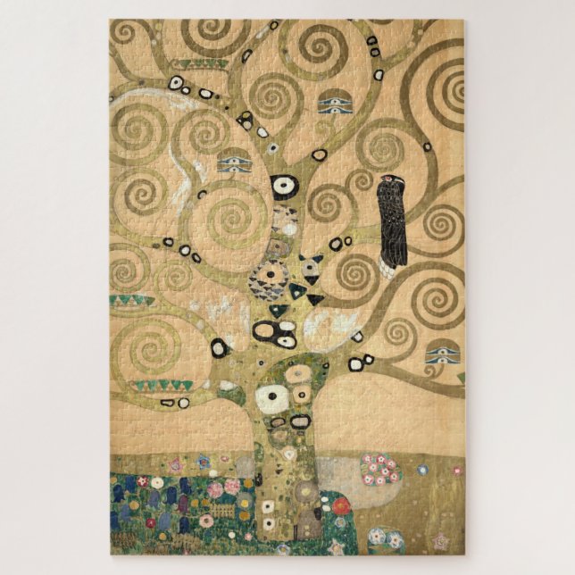 Gustav Klimt - The Tree of Life, Stoclet Frieze Jigsaw Puzzle (Vertical)