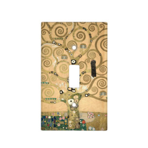 Gustav Klimt - The Tree of Life, Stoclet Frieze Light Switch Cover