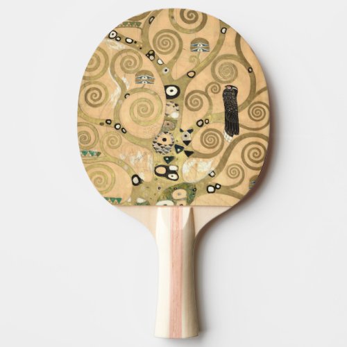 Gustav Klimt _ The Tree of Life Stoclet Frieze Ping Pong Paddle