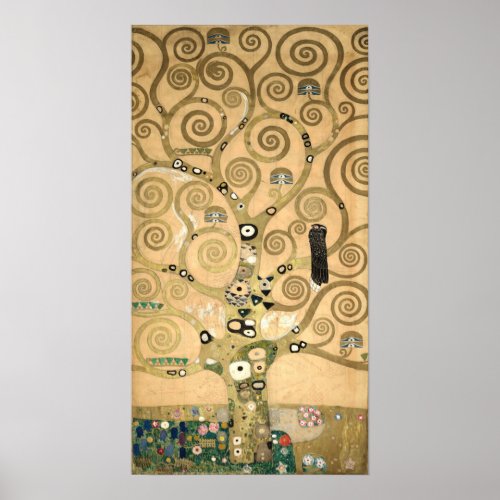 Gustav Klimt _ The Tree of Life Stoclet Frieze Poster