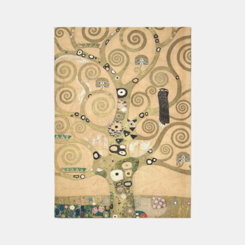 Gustav Klimt _ The Tree of Life Stoclet Frieze Rug