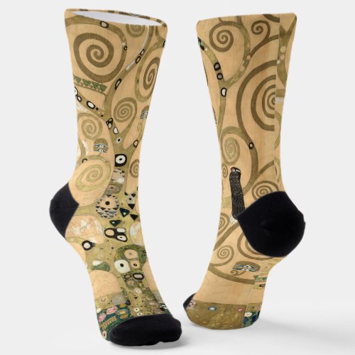 Gustav Klimt _ The Tree of Life Stoclet Frieze Socks