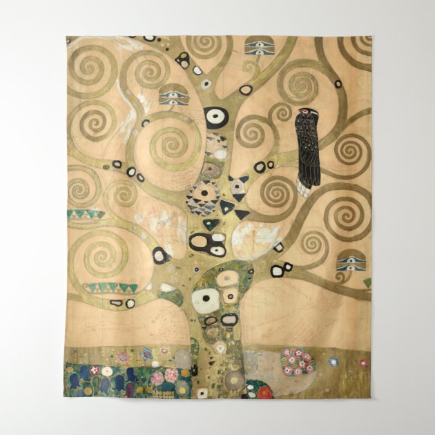 Gustav Klimt - The Tree Of Life, Stoclet Frieze Tapestry | Zazzle