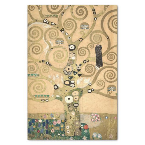 Gustav Klimt _ The Tree of Life Stoclet Frieze Tissue Paper