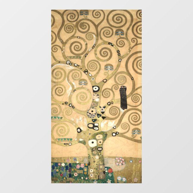 Gustav Klimt - The Tree of Life, Stoclet Frieze Window Cling (Sheet)