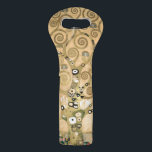 Gustav Klimt - The Tree of Life, Stoclet Frieze Wine Bag<br><div class="desc">The Tree of Life,  Stoclet Frieze,  central part of left panel - Gustav Klimt,  Cardboard,  1909</div>