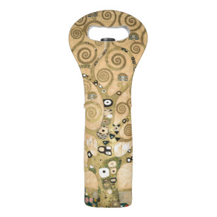 Gustav Klimt - The Tree of Life, Stoclet Frieze Wine Bag