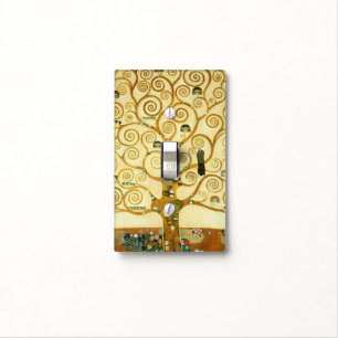 Gustav Klimt The Tree Of Life Vintage Art Nouveau Light Switch Cover