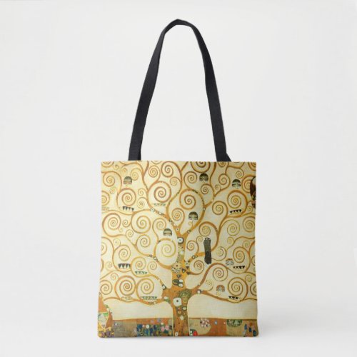 Gustav Klimt The Tree Of Life Vintage Art Nouveau Tote Bag