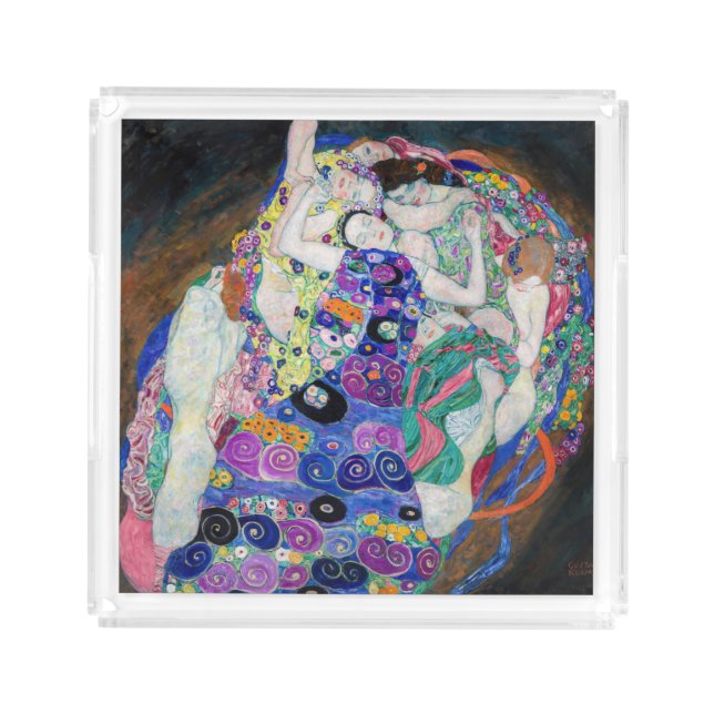Gustav Klimt - The Virgin Acrylic Tray (Front)