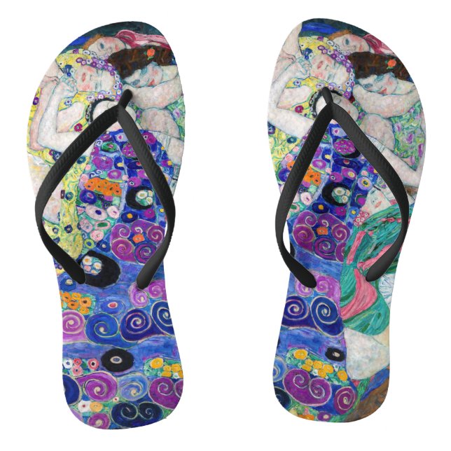 Gustav Klimt - The Virgin Flip Flops (Footbed)