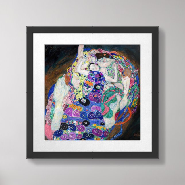 Gustav Klimt - The Virgin Framed Art (Framed Front)