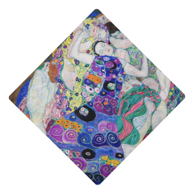Gustav Klimt - The Virgin Graduation Cap Topper (Front)