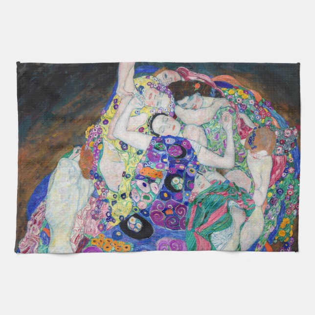 Gustav Klimt - The Virgin Kitchen Towel (Horizontal)