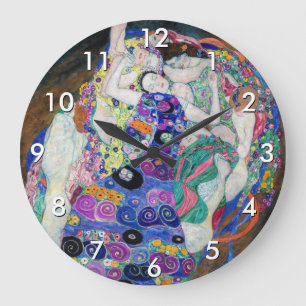 Gustav Klimt - The Virgin Large Clock